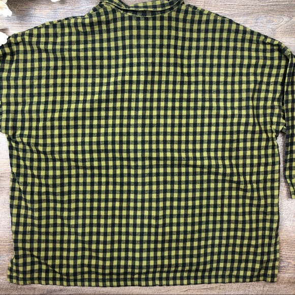 Eleven Switch Design Checkered Button Down Shirt - Picture 7 of 7